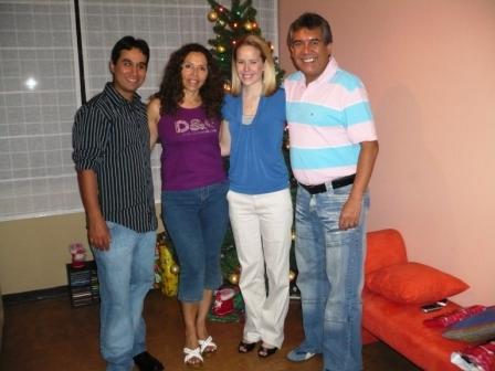 Navidad 2008 en la casa de Pelon y Sonia con Joge y Shay